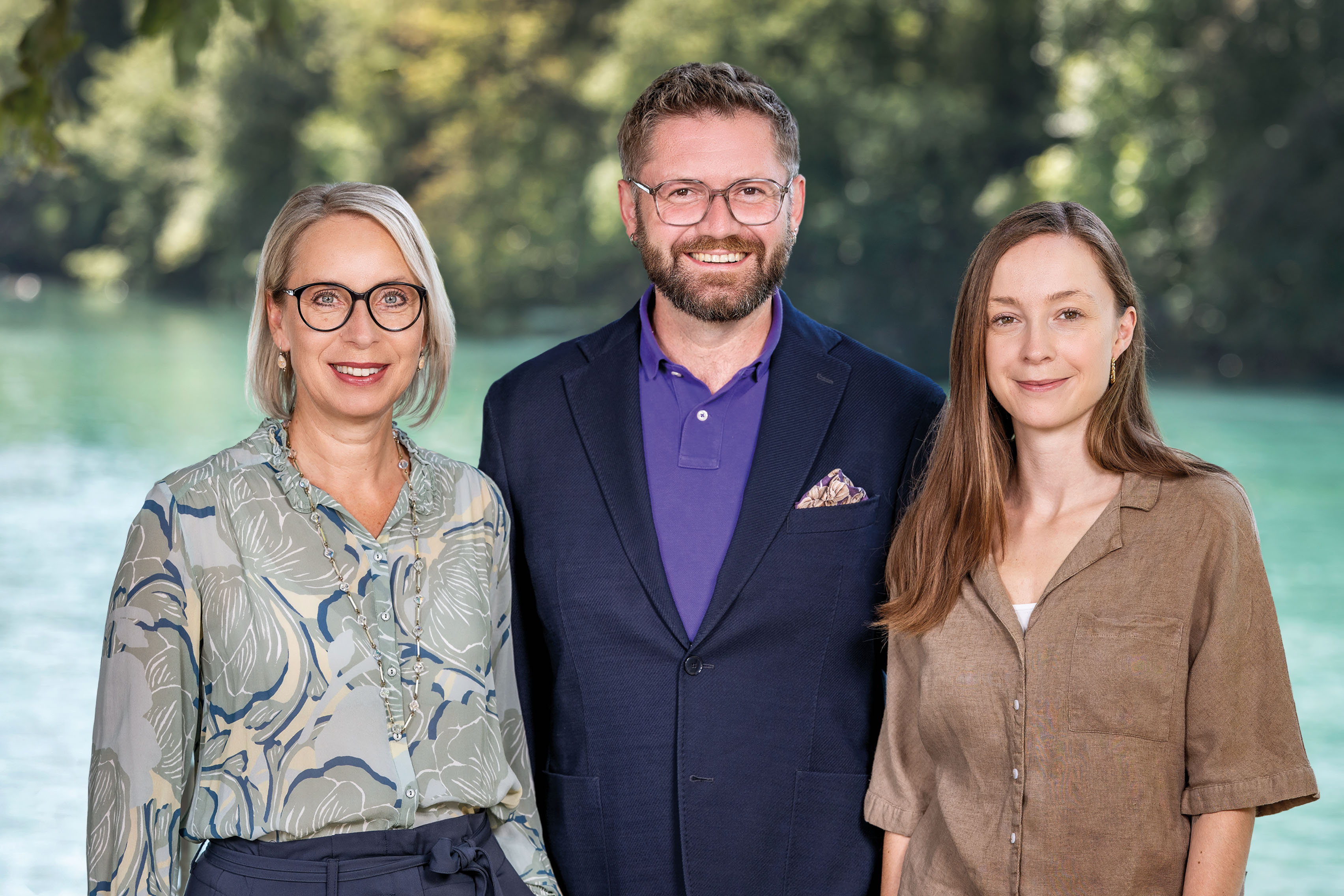 Katharina Ali-Oesch, Claudius Domeyer und Lara Bezio